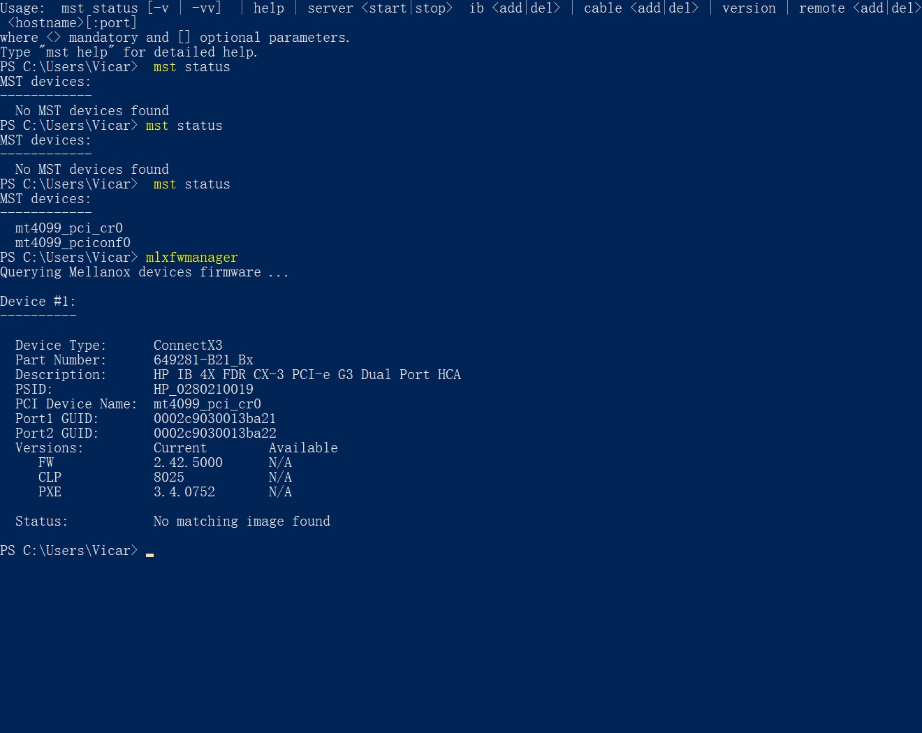 图片[3]|HP MCX354A 649281-B21 刷写 Mellanox MCX354A FCBT 固件 / 切换以太网模式教程|牧之笔记 | 世界不应有局限